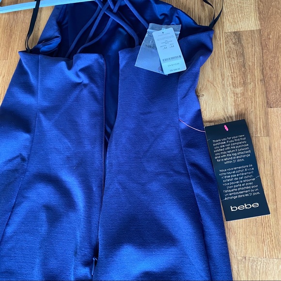 bebe Mock Neck Midi Dress - Picture 6 of 9